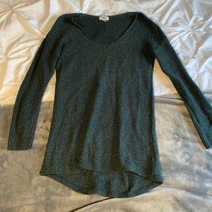 Dark Green V Neck Sweater